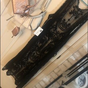 Long length cardigan short sleeve